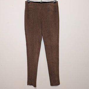 Faux suede leggings